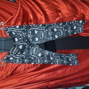 Sugar skull leggings
